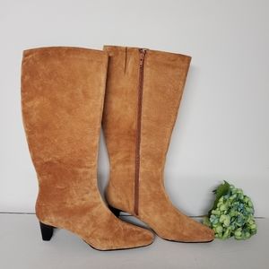 AJ Valenci Rocco Tan Suede Boots 8.5M